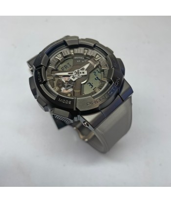 Casio G-Shock GM110MF-1A Midnight Fog Gray Steel Metal Bezel Translucent Watch votre restaurant rapide dans 