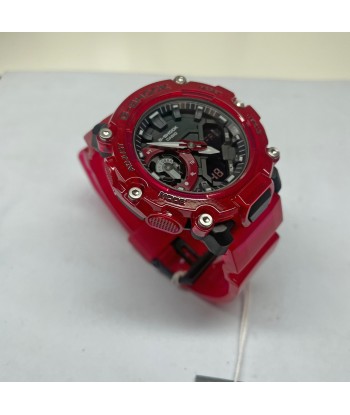 CASIO G-Shock GA2200SKL-4A Sound Waves Skeleton Translucent Red Watch paiement sécurisé