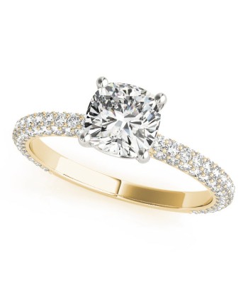 PAVE ENGAGEMENT RING WITH CU HEAD online