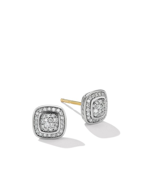 David Yurman Petite Albion Stud Earrings with Pave Diamonds Jusqu'à 80% De Réduction