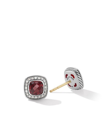 David Yurman Petite Albion Stud Earrings with Pave Diamonds de France