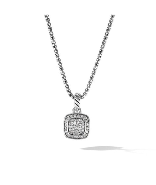 David Yurman Petite Albion Pendant Necklace with Pave Diamonds la livraison gratuite