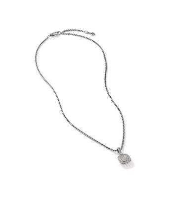 David Yurman Petite Albion Pendant Necklace with Pave Diamonds la livraison gratuite