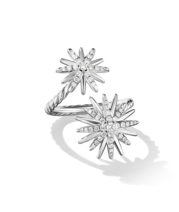 David Yurman Starburst Bypass Ring with Pave Diamonds votre