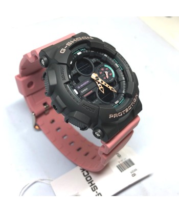 Casio G-Shock GMAS140-4A Peach Pink Womens Watch 90's Colors Fin de série