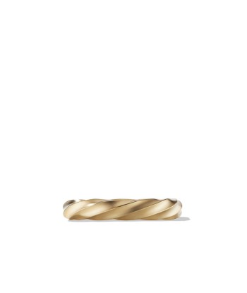 David Yurman Cable Edge Band Ring in Recycled 18K Yellow Gold En savoir plus