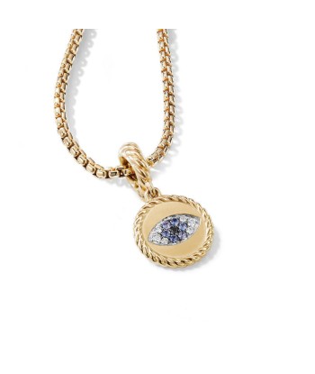 David Yurman Evil Eye Aumlet with Diamonds and Blue Sapphires in 18k Gold commande en ligne