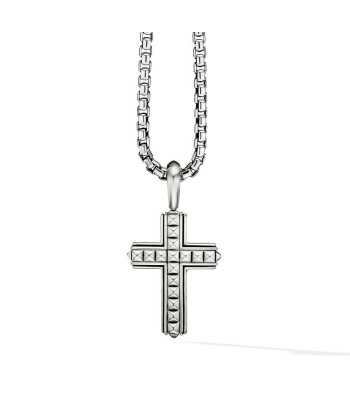 David Yurman Gents 24MM Pyramid Cross de technologie