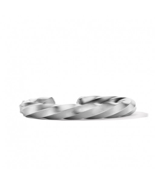 David Yurman Cable Edge Cuff Bracelet in Recycled Sterling Silver vente chaude votre 