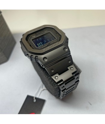 CASIO G-SHOCK Full Metal Square Black 5000 GMWB5000MB-1 Watch Steel Voir les baskets