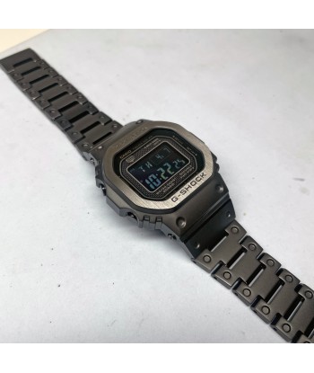 CASIO G-SHOCK Full Metal Square Black 5000 GMWB5000MB-1 Watch Steel Voir les baskets