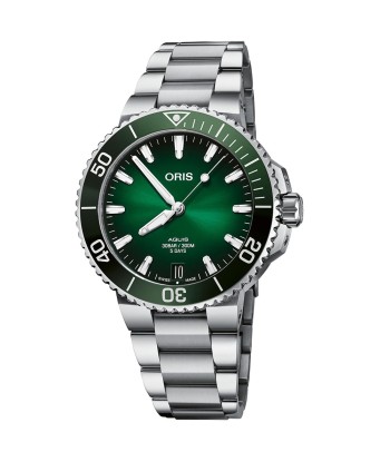 Oris Aquis Date Calibre 400 41.5MM Green Dial and Bezel Watch 01 400 7769 4157-07 8 22 09PEB Economisez 