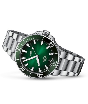 Oris Aquis Date Calibre 400 41.5MM Green Dial and Bezel Watch 01 400 7769 4157-07 8 22 09PEB Economisez 