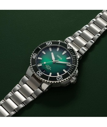 Oris Aquis Date Calibre 400 41.5MM Green Dial and Bezel Watch 01 400 7769 4157-07 8 22 09PEB Economisez 