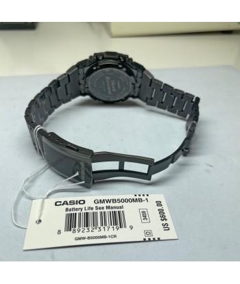 CASIO G-SHOCK Full Metal Square Black 5000 GMWB5000MB-1 Watch Steel Voir les baskets