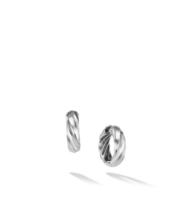 David Yurman Cable Edge Hoop Earrings in Recycled Sterling Silver online