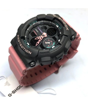 Casio G-Shock GMAS140-4A Peach Pink Womens Watch 90's Colors Fin de série