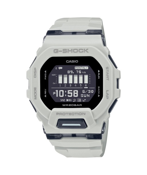 CASIO G-Shock GBD200UU-9 Utility Light Grey Watch Power Trainer Square Limited en stock