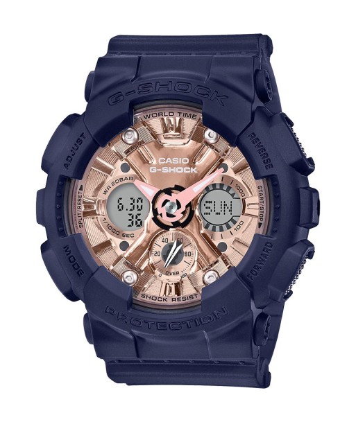 Casio G-Shock  GMAS120MF-2A2 Purple Pink Metallic Womens Watch S Series Fin de série