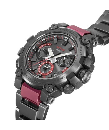 Casio G-Shock MTG MTGB3000BD1A Dark Grey Bordeaux IP Red Bluetooth Watch En savoir plus