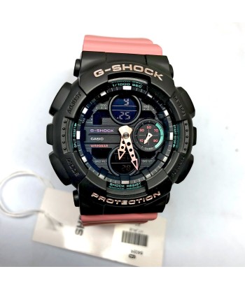 Casio G-Shock GMAS140-4A Peach Pink Womens Watch 90's Colors Fin de série