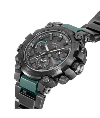 Casio G-Shock MTG MTGB3000BD12 Black & Green IP Bluetooth Watch Comparez et commandez 