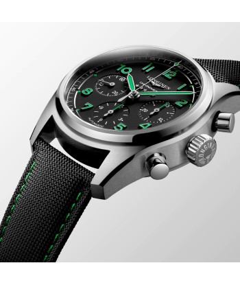 Longines Spirit 42MM Pioneer Edition Titanium Watch Black Green L38291532 Comment ça marche