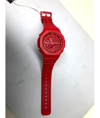 Casio G-Shock Red CasiOak Carbon Core Guard 2100 Series GA2100-4A paiement sécurisé