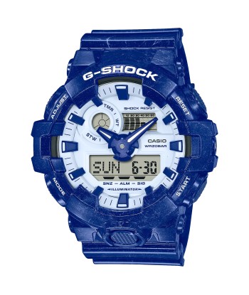 CASIO G-SHOCK GA700BWP-2A Blue and White Pottery Watch prix