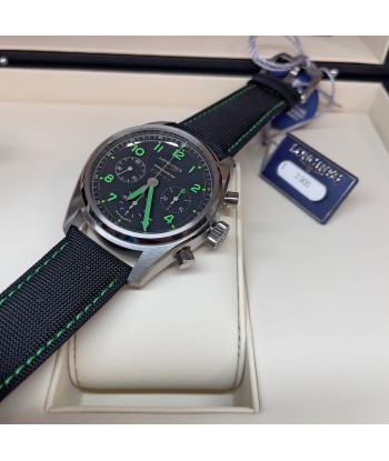 Longines Spirit 42MM Pioneer Edition Titanium Watch Black Green L38291532 Comment ça marche