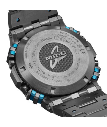 Casio G-SHOCK MRG "Ao Zumi" Blue Black Titanium Square MRGB5000-BA1 Watch Limited Edition Les magasins à Paris