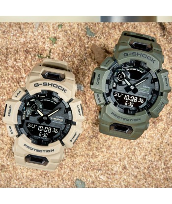 Casio G-Shock Tan Biege StepTracker Analog-Digital Watch GBA900UU-5A Dans la société mordern