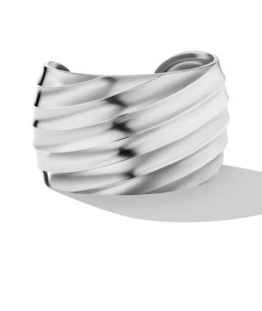 David Yurman Cable Edge Bracelet in Recycled Sterling Silver ou a consommer sur place