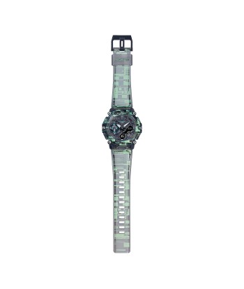 CASIO G-Shock GA2200NN-1A Digital Glitch Effect Clear Jelly Watch Limited livraison gratuite