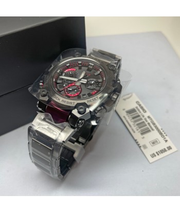 Casio G-Shock MTG MTGB3000BD1A Dark Grey Bordeaux IP Red Bluetooth Watch En savoir plus