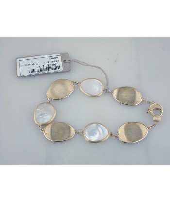 Marco Bicego White Mother of Pearl Lunaria Bracelet BB2099 MPW en stock