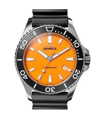 Shinola Lake Huron Monster Orange Automatic 43mm Watch S0120097180 meilleur choix