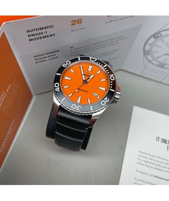 Shinola Lake Huron Monster Orange Automatic 43mm Watch S0120097180 meilleur choix