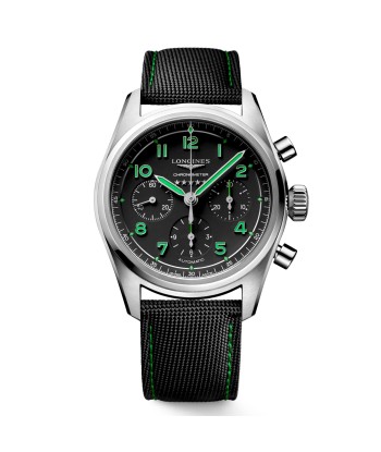 Longines Spirit 42MM Pioneer Edition Titanium Watch Black Green L38291532 Comment ça marche