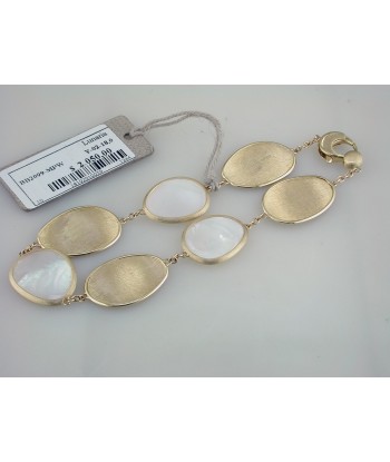 Marco Bicego White Mother of Pearl Lunaria Bracelet BB2099 MPW en stock