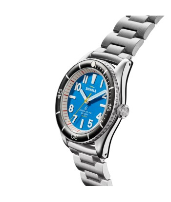 Shinola 42MM The Duck Bermuda Blue Steel Bracelet Watch S0120218978 chez Cornerstreet bien 