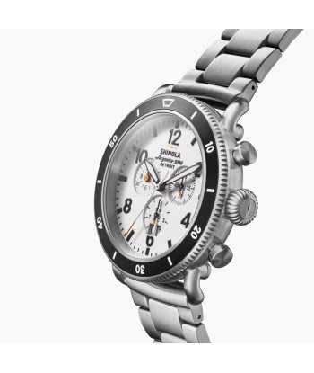 Shinola Titanium White Hurricane Runwell Sport Chronograph 48mm Watch 20224028 Paris Déstockage Promo