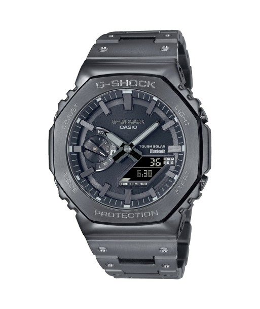 Casio G-Shock Full Metal Dark Grey Steel Solar Bluetooth 2100 CasiOak GMB2100BD-1A de l' environnement