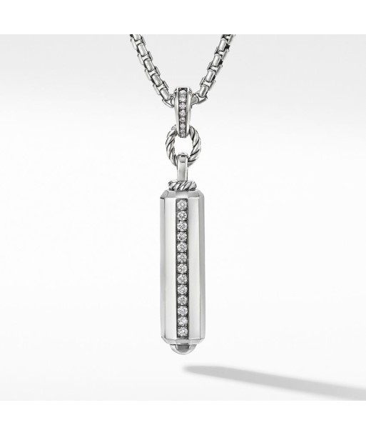 David Yurman Lexington Small Barrel Pendant with Diamonds prix