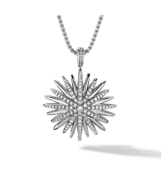 David Yurman Starburst Pendant with Diamonds 32MM pas cher chine