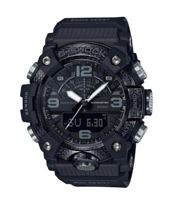 CASIO G-Shock GG-B100-1B Blackout Mudmaster Carbon Watch brillant des détails fins