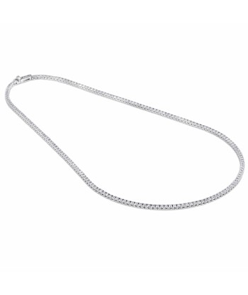 14k White Gold Eternity Diamond Tennis Necklace 5.50 Carats 50% de réduction en Octobre 2024