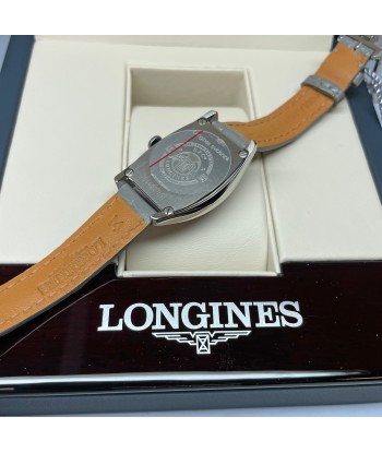 Longines Evidenza 26x30.60MM Automatic Champagne Colored Dial Grey Leather Strap Watch L21424662 sélection de produits