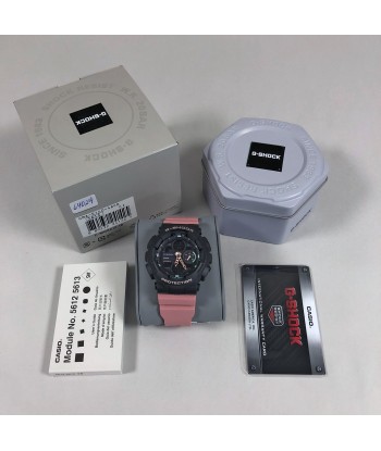 Casio G-Shock GMAS140-4A Peach Pink Womens Watch 90's Colors Fin de série