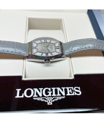 Longines Evidenza 26x30.60MM Automatic Champagne Colored Dial Grey Leather Strap Watch L21424662 sélection de produits